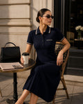 BERROSSA Polo Dress Navy